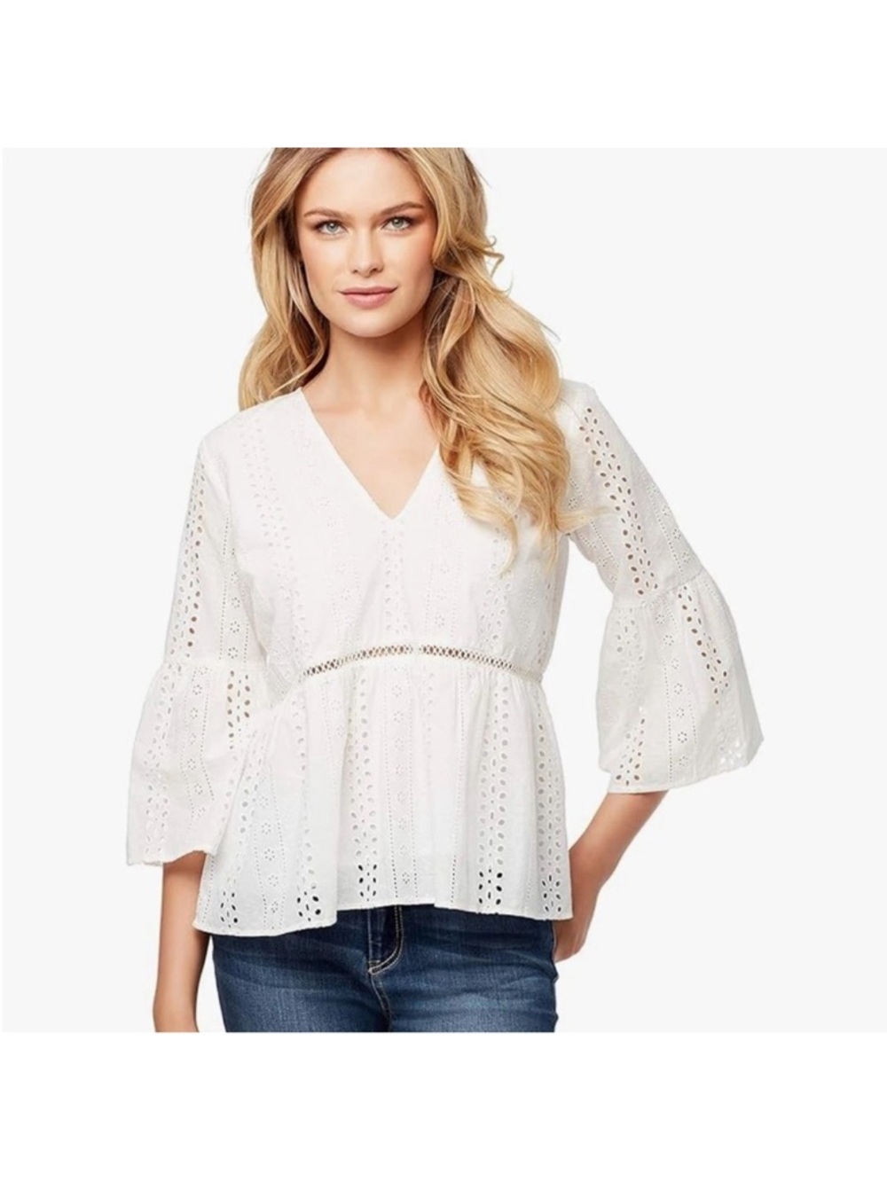 Bundle of 5 size large spring/ summer blouses Vince Camuto, Jessica Simpson